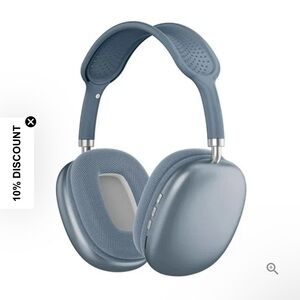Sleek Wireless Headphones in Blue
